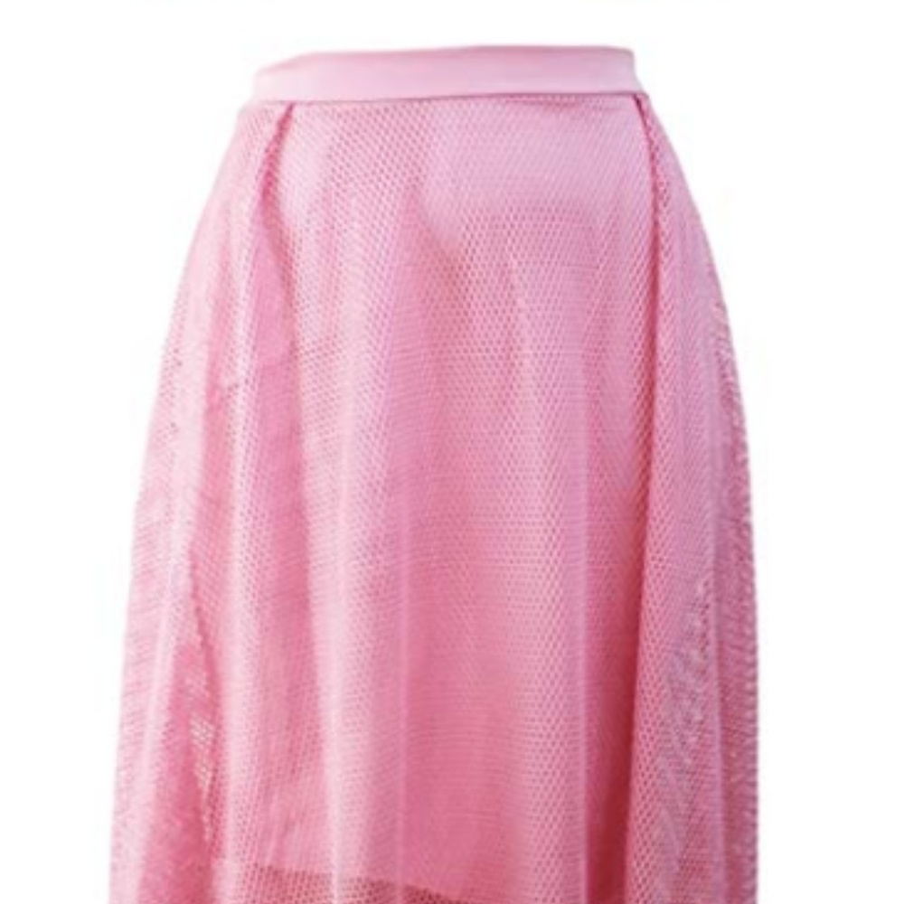 Pink Mesh Set | Plus Size - Picture 4 of 5